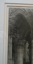 Load image into Gallery viewer, ANTIQUE PRINT. Original Etching by Hedley FITTON. Entitled ROSSLYN CHAPEL. Pencil Signed
