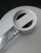 Load image into Gallery viewer, Vintage 1970s Table Lamp with White Opaque Glass Shade and Curved Chrome Arm
