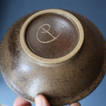 Load image into Gallery viewer, STUDIO POTTERY. Small Bowl with Abstract Floral Motifs. Crich Pottery (Diana Worthy) 
