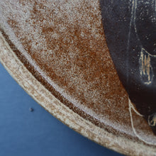 Load image into Gallery viewer, STUDIO POTTERY. Large Plate or Platter with Abstract Floral Motifs. Crich Pottery (Diana Worthy). 10 1/2 inches diameter
