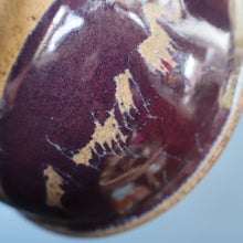 Load image into Gallery viewer, 1970s STUDIO POTTERY.  Small Cheese Dome with Abstract Floral Motifs. Crich Pottery (Diana Worthy)
