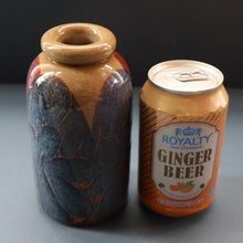 Load image into Gallery viewer, STUDIO POTTERY. Pretty Vase with Abstract Floral Motifs. Crich Pottery (Diana Worthy)
