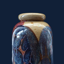 Load image into Gallery viewer, STUDIO POTTERY. Pretty Vase with Abstract Floral Motifs. Crich Pottery (Diana Worthy)

