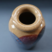 Load image into Gallery viewer, STUDIO POTTERY. Pretty Vase with Abstract Floral Motifs. Crich Pottery (Diana Worthy)

