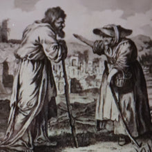 Load image into Gallery viewer, Rare 18th Century Drawing: The Sad Historian of the Pensive Plain (Illustration to Oliver Goldsmith's Poem) ENGRAVING
