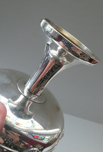 1930s Solid Silver Miniature Footed Dishes with Celtic Decoration by Henry Matthews