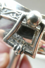 Load image into Gallery viewer, 1930s Solid Silver Miniature Footed Dishes with Celtic Decoration by Henry Matthews
