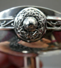 Load image into Gallery viewer, 1930s Solid Silver Miniature Footed Dishes with Celtic Decoration by Henry Matthews
