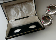 Load image into Gallery viewer, 1930s Solid Silver Miniature Footed Dishes with Celtic Decoration by Henry Matthews
