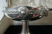 Load image into Gallery viewer, 1930s Solid Silver Miniature Footed Dishes with Celtic Decoration by Henry Matthews
