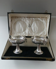 Load image into Gallery viewer, 1930s Solid Silver Miniature Footed Dishes with Celtic Decoration by Henry Matthews

