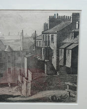 Load image into Gallery viewer, Antique Etching Looking Across to St Patrick&#39;s Church from High School Yard, Edinburgh
