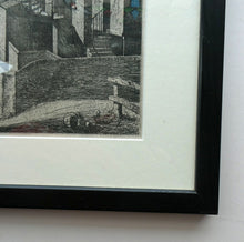 Load image into Gallery viewer, Antique Etching Looking Across to St Patrick&#39;s Church from High School Yard, Edinburgh
