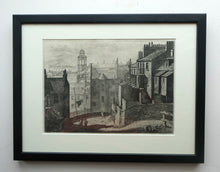 Load image into Gallery viewer, Antique Etching Looking Across to St Patrick&#39;s Church from High School Yard, Edinburgh
