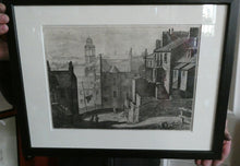 Load image into Gallery viewer, Antique Etching Looking Across to St Patrick&#39;s Church from High School Yard, Edinburgh
