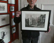 Load image into Gallery viewer, Antique Etching Looking Across to St Patrick&#39;s Church from High School Yard, Edinburgh
