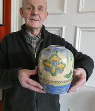 Load image into Gallery viewer, BRITISH ART POTTERY. 1930s Stoneware Vase. Designed by Frank Brangwyn for Royal Doulton. Height 7 1/2 inches
