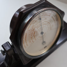 Load image into Gallery viewer, 1930s Free-Standing Desktop Bakelite Barometer Bennett's Worthing STORMOGUIDE by Short &amp; Mason. WORKING
