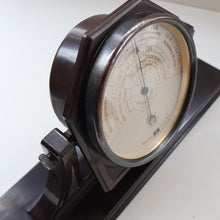 Load image into Gallery viewer, 1930s Free-Standing Desktop Bakelite Barometer Bennett's Worthing STORMOGUIDE by Short &amp; Mason. WORKING
