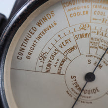 Load image into Gallery viewer, 1930s Free-Standing Desktop Bakelite Barometer Bennett's Worthing STORMOGUIDE by Short &amp; Mason. WORKING
