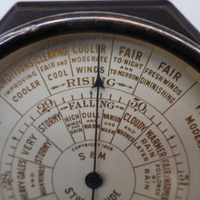 Load image into Gallery viewer, 1930s Free-Standing Desktop Bakelite Barometer Bennett's Worthing STORMOGUIDE by Short &amp; Mason. WORKING
