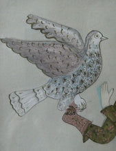 Load image into Gallery viewer, INDIAN ART: Vintage Indian Miniature Watercolour. Nobleman with a Falcon
