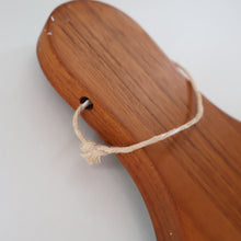 Load image into Gallery viewer, 1960s DANISH TEAK Vintage Cheese or Chopping Board with Ceramic Tile &amp; Orirignal Cheese Knife
