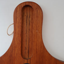Load image into Gallery viewer, 1960s DANISH TEAK Vintage Cheese or Chopping Board with Ceramic Tile &amp; Orirignal Cheese Knife
