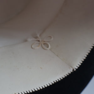 VERY LARGE Vintage TOP HAT / DRESSAGE HAT by “F. DE FRANCISCO, MADRID “.  Good Condition