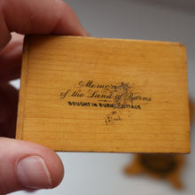 Load image into Gallery viewer, TWO Antique 19th Century MAUCHLINE Ware Pieces. Small Table Top Picture Frame &amp; Matchbook Cover
