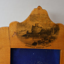 Load image into Gallery viewer, TWO Antique 19th Century MAUCHLINE Ware Pieces. Small Table Top Picture Frame &amp; Matchbook Cover
