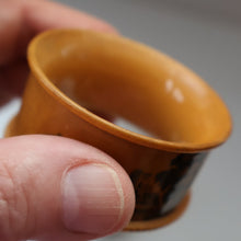 Load image into Gallery viewer, THREE: Antique 19th Century MAUCHLINE Napkin Rings. Two with Jedburgh Images &amp; One Tartanware

