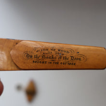 Load image into Gallery viewer, TWO Antique 19th Century MAUCHLINE Ware Pieces. Small Diamond Pin Cushion &amp; Page Marker
