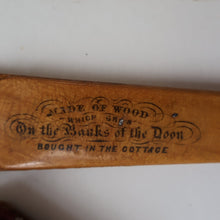 Load image into Gallery viewer, TWO Antique 19th Century MAUCHLINE Ware Pieces. Small Diamond Pin Cushion &amp; Page Marker
