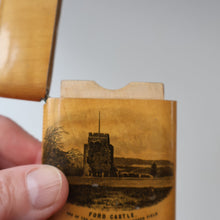 Load image into Gallery viewer, Antique 19th Century Victorian MAUCHLINE Ware Card Case / Carte de Visite Case. Ford Castle. FLODDEN FIELD Ineterest
