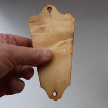 Load image into Gallery viewer, Antique 19th Century Victorian MAUCHLINE Ware Rare Wall Mounting Spill Holder. Kelso Bridge &amp; Abbey
