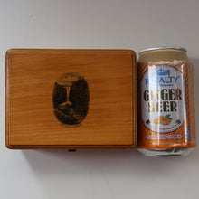 Load image into Gallery viewer, LARGE Antique 19th Century MAUCHLINE Ware Box. View of a Scottish Waterfall on the Lid
