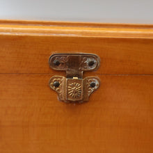 Load image into Gallery viewer, LARGE Antique 19th Century MAUCHLINE Ware Box. View of a Scottish Waterfall on the Lid
