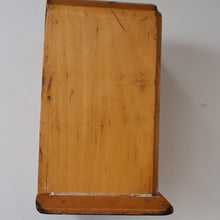 Load image into Gallery viewer, Antique 19th Century MAUCHLINE Ware MONEY BOX or BANK. In the form of a little clock
