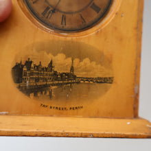 Load image into Gallery viewer, Antique 19th Century MAUCHLINE Ware MONEY BOX or BANK. In the form of a little clock
