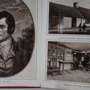 RARE Antique 19th Century MAUCHLINE Ware Book Entitled "Souvenir of Land O'Burns"