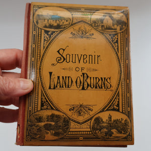RARE Antique 19th Century MAUCHLINE Ware Book Entitled "Souvenir of Land O'Burns"