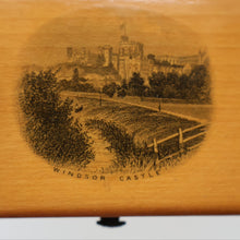 Load image into Gallery viewer, Antique 19th Century MAUCHLINE Ware Box. View of Windsor Castle on the Lid
