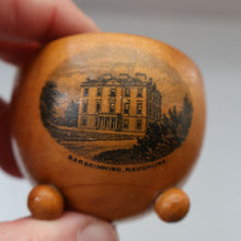 Load image into Gallery viewer, Antique 19th Century MAUCHLINE Ware Rare Pin Cushion (with applied feet)
