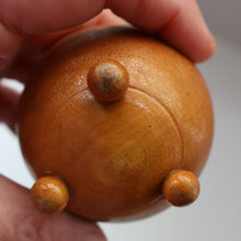 Load image into Gallery viewer, Antique 19th Century MAUCHLINE Ware Rare Pin Cushion (with applied feet)

