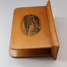 Load image into Gallery viewer, Antique 19th Century Victorian MAUCHLINE Large Table Standing Letter Rack. ROTHESAY FROM CHAPEL HILL

