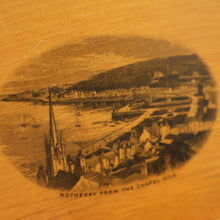 Load image into Gallery viewer, Antique 19th Century Victorian MAUCHLINE Large Table Standing Letter Rack. ROTHESAY FROM CHAPEL HILL
