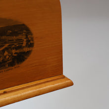 Load image into Gallery viewer, Antique 19th Century Victorian MAUCHLINE Large Table Standing Letter Rack. ROTHESAY FROM CHAPEL HILL
