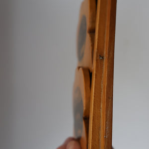 Antique 19th Century Victorian MAUCHLINE Ware Rarer Wall Mounting Letter Rack. Comrie and Strathearn Images
