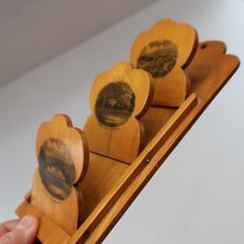 Load image into Gallery viewer, Antique 19th Century Victorian MAUCHLINE Ware Rarer Wall Mounting Letter Rack. Comrie and Strathearn Images
